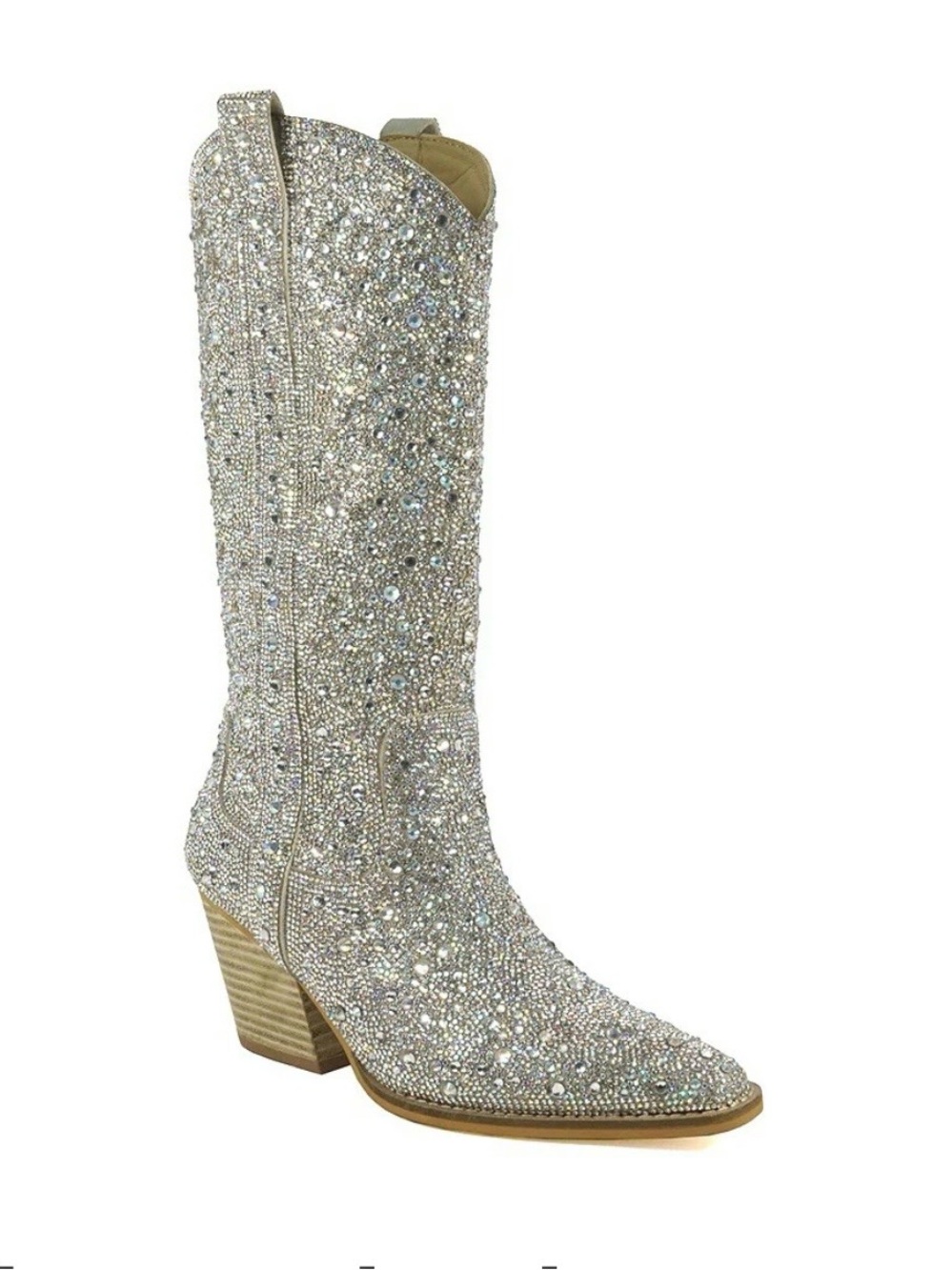 Womens Sparkle Boots Size 8 1/2